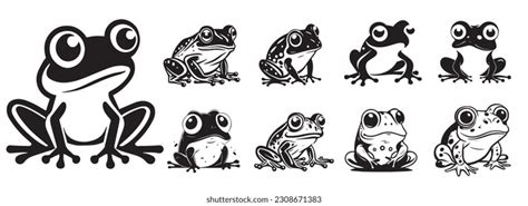 frog clipart|Collection of Cute Frog Silhouette (48) .